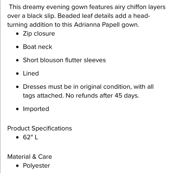 Adrianna Papell - Flutter Sleeve Blouson Beaded Gown - Picture 6 of 8